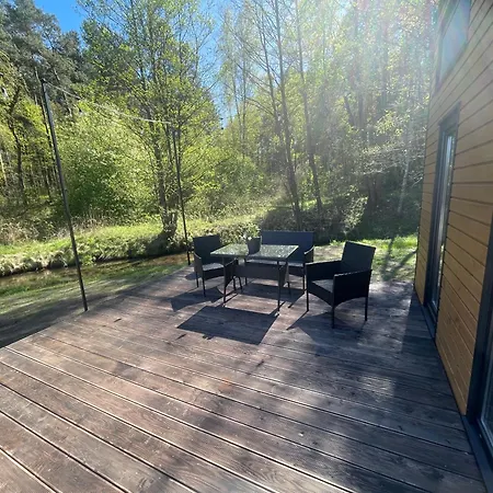 Tiny Silent House River Tatil Evi Zblewo